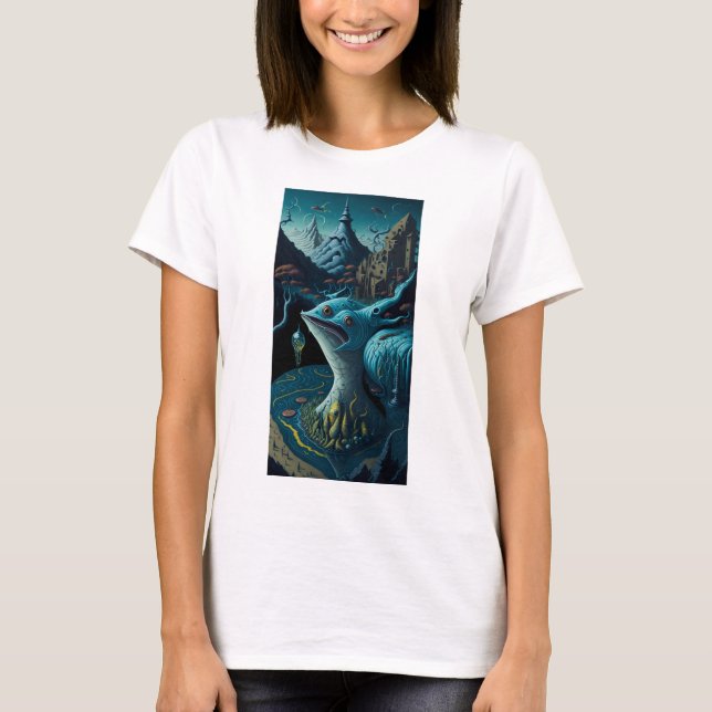 Camiseta artist style big fish (Anverso)