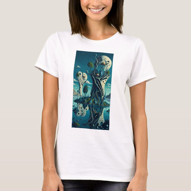 Camiseta artist style fake lake (Anverso)