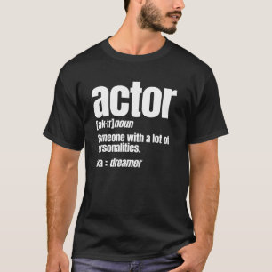 Camiseta Artista Actor Noun Artista Artista Actuando Mucho 