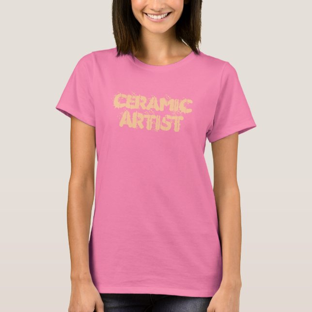 Camiseta Artista cerámico (Anverso)