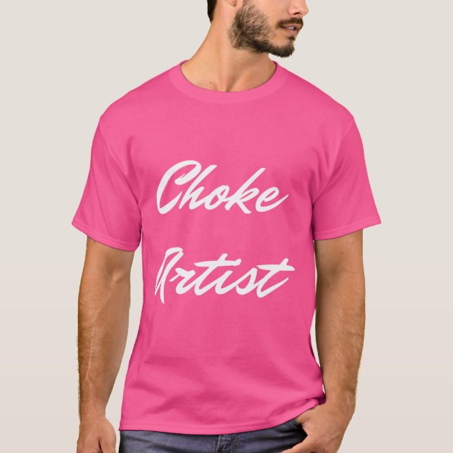 Camiseta Artista Choke Bjjiu Jitsumma (Anverso)