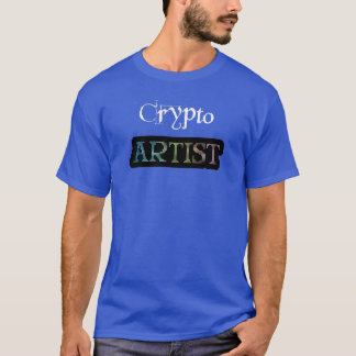 Camiseta Artista criptográfico Ancho oscuro