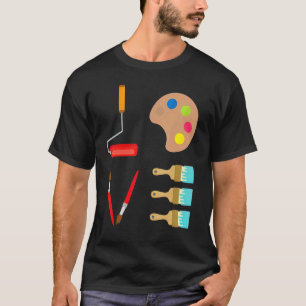 Camiseta Artista de amor pintando pintura colorida amor