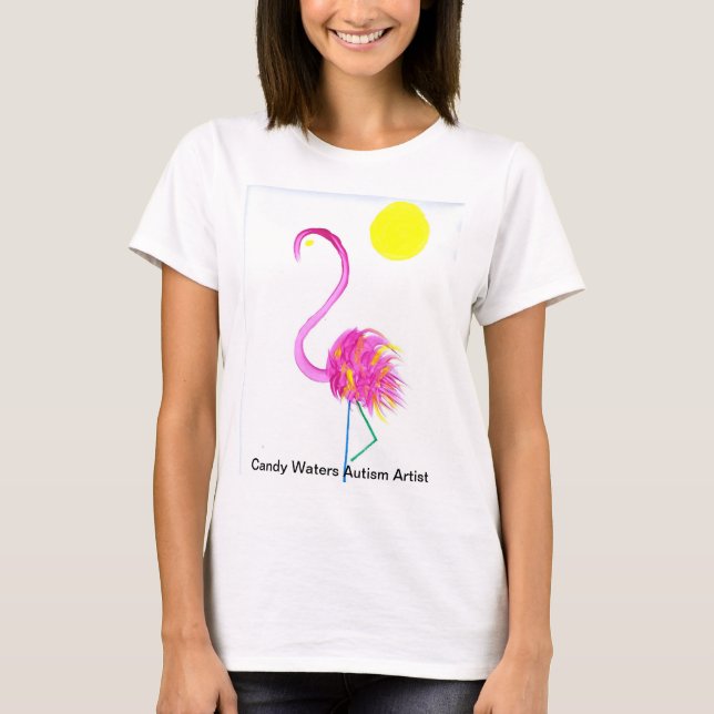 Camiseta Artista de autismo Candy Waters (Anverso)