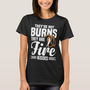 Camiseta Artista de bomberos Poi Fire Spinning Dancing Fire