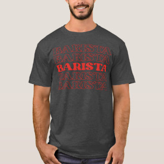 Camiseta Artista de café barista preparador de espresso chi