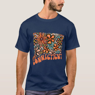 Camiseta Artista de diseño del estado de Connecticut Ilustr