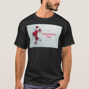 Camiseta artista de diseño moderno del día de San Valentín 