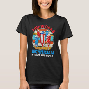 Camiseta Artista De Fuegos Artificiales Que Dirijo, Usa 4 D