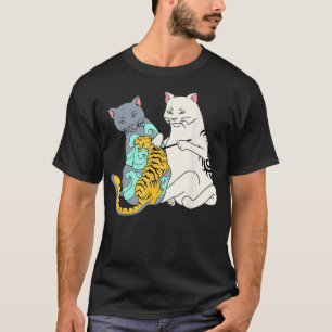 Camiseta Artista de gatos tatuaje de tatuajes Irezumi Ta ja