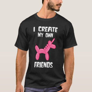 Camiseta Artista de globos creo mi propia mina de globo uni