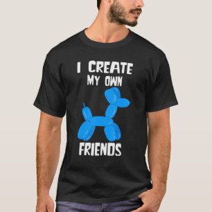Camiseta Artista de globos de globo Twister Perro Yo creo m