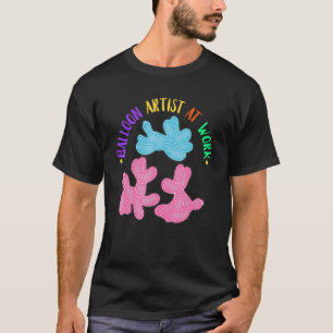 Camiseta Artista De Globos En El Trabajo Globo Girando glob