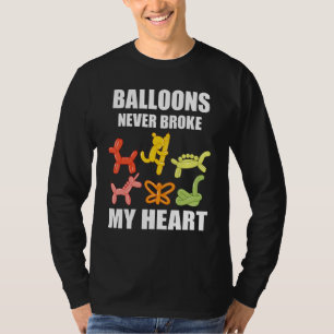 Camiseta Artista de globos Nunca Rompió Globo Girando Globo