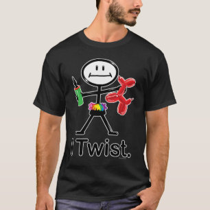 Camiseta Artista de globos retorcidos BusyBodies Figura de