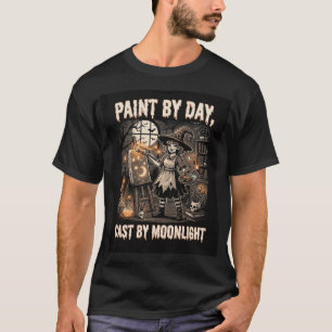 Camiseta Artista de Halloween Bruja Magia
