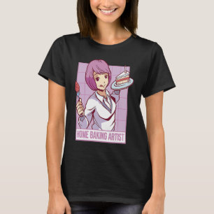 Camiseta Artista de horneado en casa Baker Baking Cake