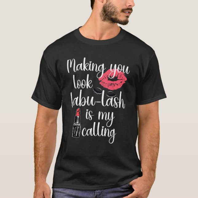 Camiseta Artista de Lash Fabu Lash para artista de maquilla (Anverso)