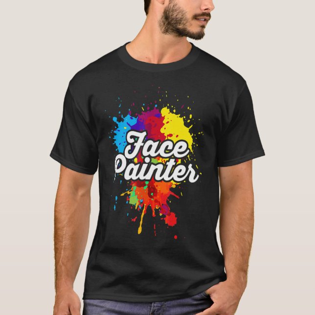 Camiseta Artista de maquillaje cara artista pintador artíst (Anverso)