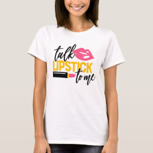 Camiseta Artista de Maquillaje, Cosmetóloga Labial Máscara