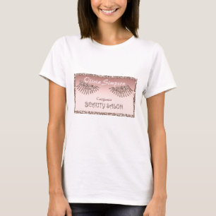 Camiseta Artista de maquillaje Ojos Lazas Purpurinas Dris S