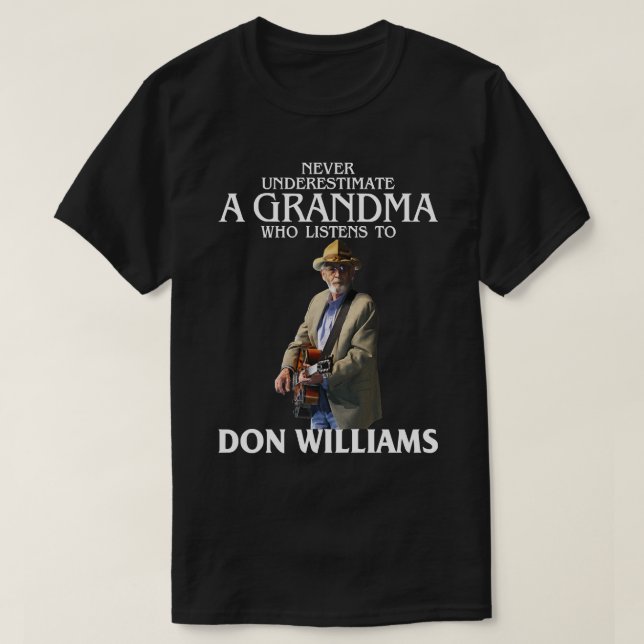 Camiseta Artista De País Don Williams Rinde Homenaje Al Hit (Diseño del anverso)