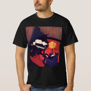 Camiseta Artista de piano de salón de música Art Déco vinta