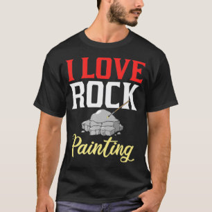 Camiseta Artista de Piedra de Pintura de Roca Pintor Ideas