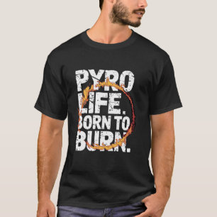 Camiseta Artista de Respiración de Fuego Espectáculo de Pir