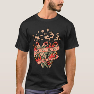Camiseta Artista de símbolos tribales de tatuaje de tatuaje