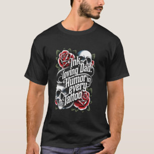Camiseta Artista de Tatuajes con Tinta Papá Tatuador Bolígr