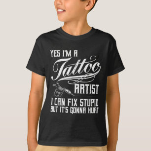 Camiseta Artista De Tatuajes Graciosos Para Hombres Tattooe
