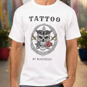 Camiseta Artista de Tatuajes Profesional Estudio de Tatuaje