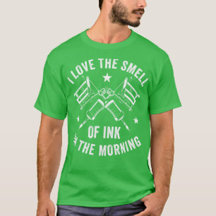 Camiseta Artista de tatuajes Tatuador Tatuaje Ama El Olor d