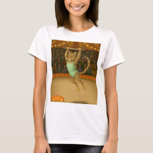 Camiseta Artista de trapecio leopardo Lena