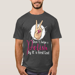 Camiseta Artista de uñas de técnico de uñas de Nail