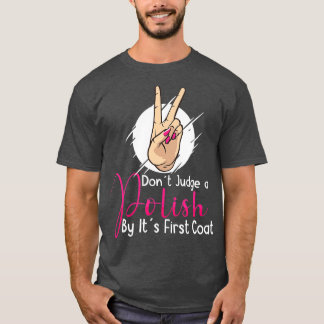 Camiseta Artista de uñas de técnico de uñas de Nail