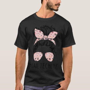 Camiseta Artista de uñas en la vida tecnológica de Nail