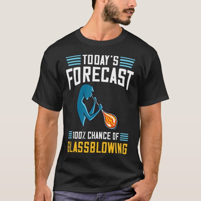 Camiseta Artista de vidrio brillante de vidrio brillante (Anverso)