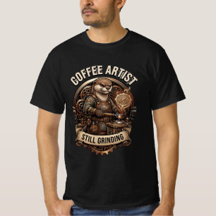 Camiseta Artista del Café Todavía Moliendo Nutria