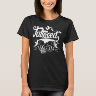 Camiseta Artista del tatuaje tatuado de por vida