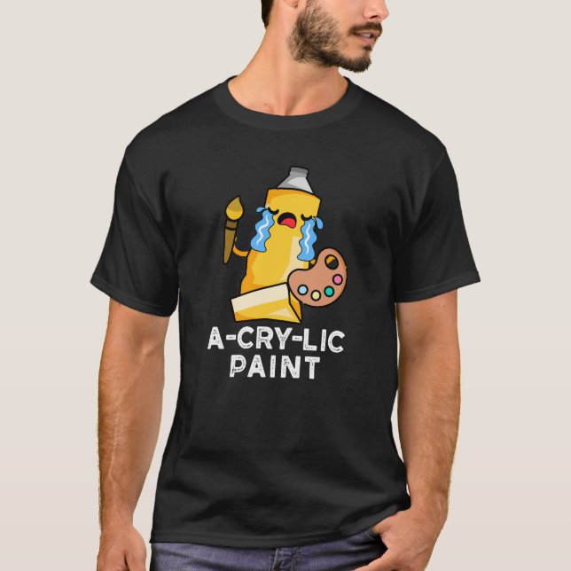 Camiseta Artista divertida de pintura a grito Paint Pun Dar (Anverso)
