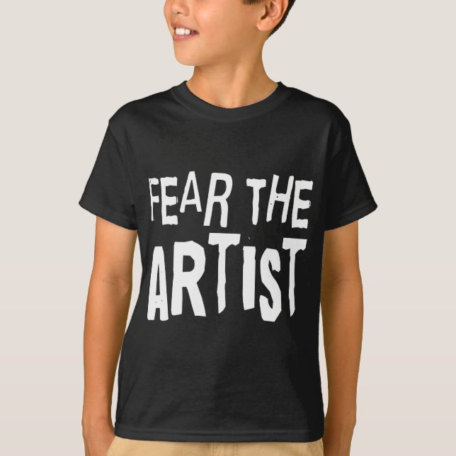 Camiseta Artista divertido (Anverso)