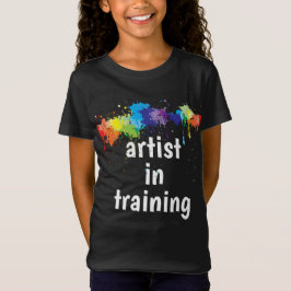 Camiseta Artista en el entrenamiento, con la pintura