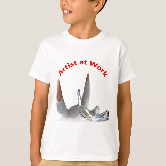 Camiseta Artista en el trabajo (Anverso)