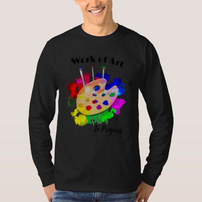 Camiseta Artista en obra en progreso (Anverso)
