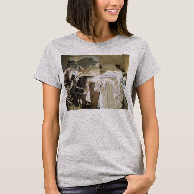 Camiseta Artista en su estudio de John Singer Sargent (Anverso)