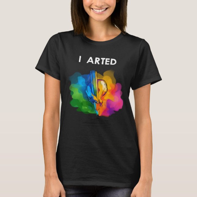 Camiseta Artista gráfico de Guay de arte gracioso Gif (Anverso)