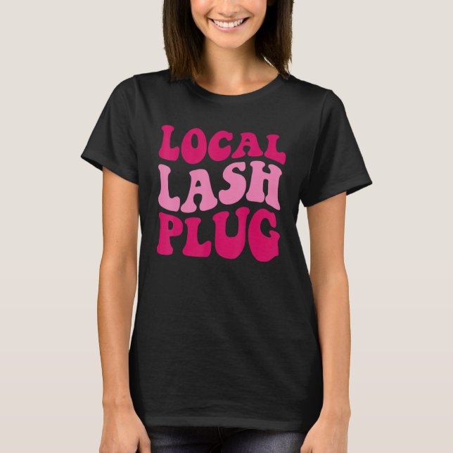 Camiseta Artista Groovy de Lash Plug Lash Local (Anverso)