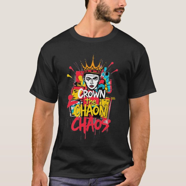 Camiseta Artista Inspirador "El arte habla, el poder crea" (Anverso)
